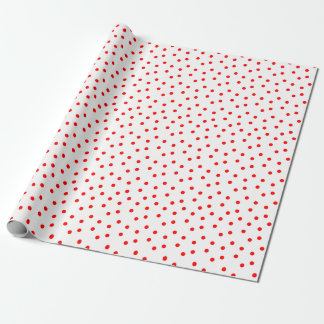 Papel De Presente Vermelho E Branco
