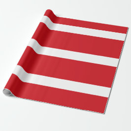 Papel De Presente Vermelho listrado