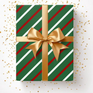 Papel De Presente Vermelhos Vermelhos Modernos - Natal