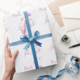 Papel De Presente Vestido de Casamento de chá de panela