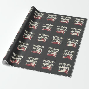 Papel De Presente Veterano para a Eleição do Exército Harris Kamala 