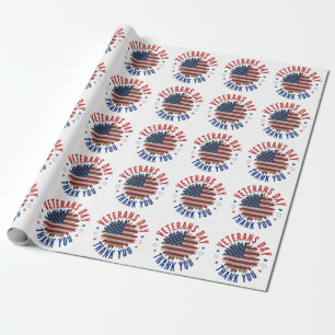 PAPEL DE PRESENTE VETERANS DAY OBRIGADO