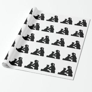Papel De Presente Veterinário fêmea