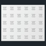 Papel De Presente Viagem chá de panela adicionar nome data de soltei<br><div class="desc">Design</div>