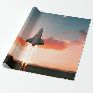 Papel De Presente Viagem de espaço