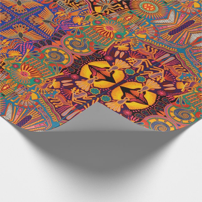 Papel De Presente Viagem tribal maia mexicano de Boho da arte de (Ponta)