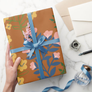 Papel De Presente Vibração Boho
