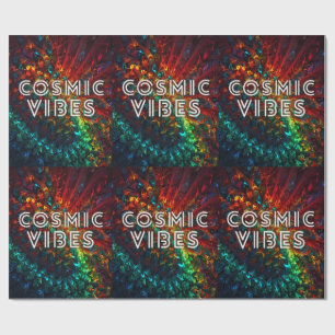 Papel De Presente Vibrações cósmicas