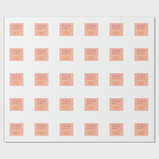 Papel De Presente Vibrações para um bom dia