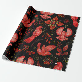 Papel De Presente  Vibrant floral and leafy pattern designs