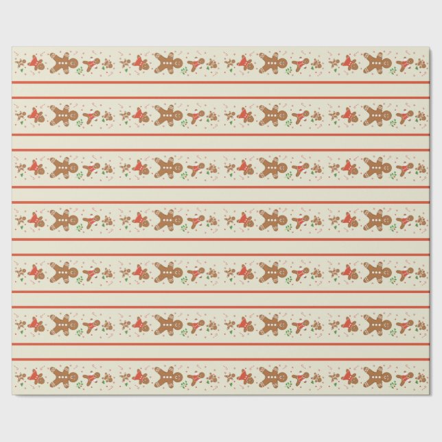Papel De Presente Vickie’s Gingerbread Parade-Cream (Barra)