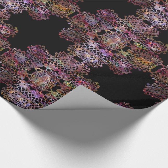 Papel De Presente Victorian elegante festivo aristocrático (Ponta)