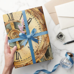 Papel De Presente Victorian Steampunk