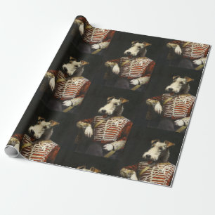 Papel De Presente Victoriana Fox Terrier