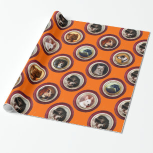 Papel De Presente VICTORIANO ENAMELHOS/MINIATURE DOG PORTRAITS Laran