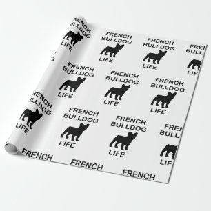 Papel De Presente vida de buldogue francês