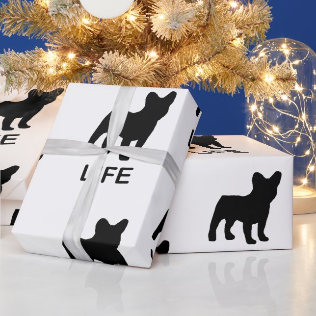 Papel De Presente vida de buldogue francês (Feriados)