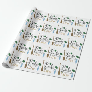 Papel De Presente Vida do lago