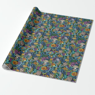 Papel De Presente Vida marinha