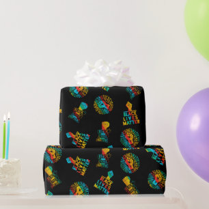 Papel De Presente vida negra é matéria x bandeira do orgulho lgbt