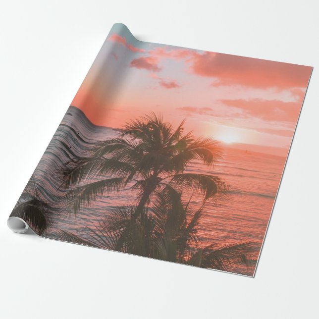 Papel De Presente Vida no Mar bonito (Desenrolado)