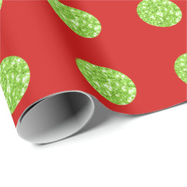 Papel De Presente Vídeo Brilhante Vermelho do Spark da Casa Glitter 
