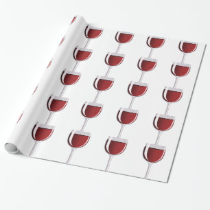 Papel De Presente Vidro de vinho