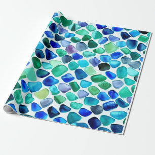 Papel De Presente Vidro do mar