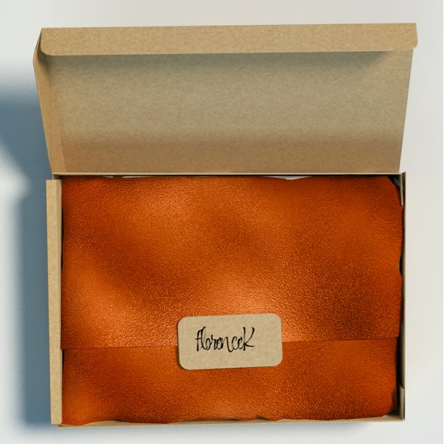 Papel De Presente Vidro Metálico Cobre Abstrato de ferrugem mínima d (Copper Metallic Glass Minimal Honey Rust Abstract Wrapping Paper)