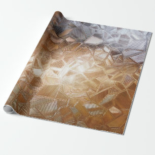 Papel De Presente Vidro ondulado com retroiluminação. Luz bonita