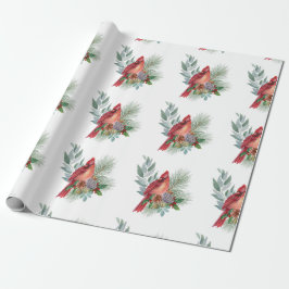 Papel De Presente Vidro Verde Vermelho Natal