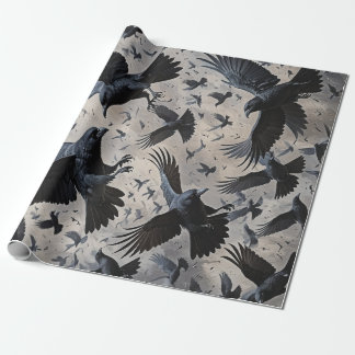 Papel De Presente Viking Ravens Wraping Paper