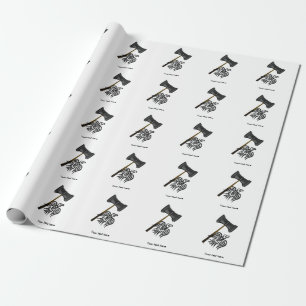 Papel De Presente Viking War Hammer Thor