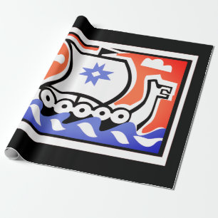 Papel De Presente Viking Wraping Paper