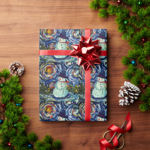 Papel De Presente Vincent, o boneco de neve