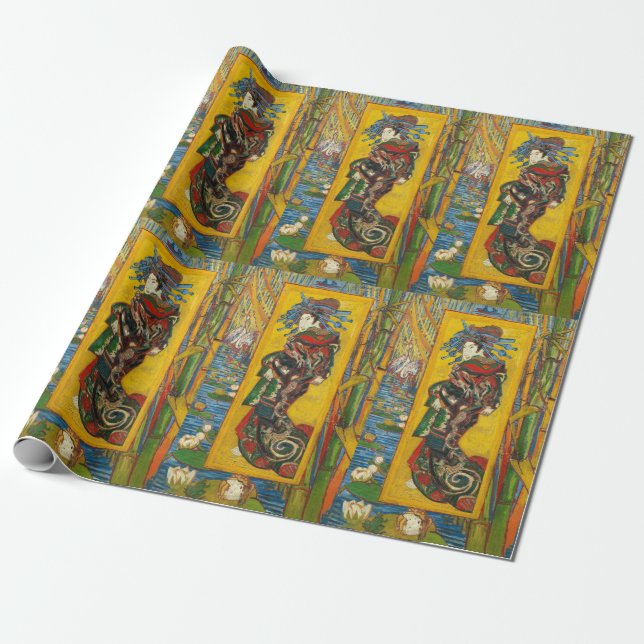 Papel De Presente Vincent Van Gogh A Cortesã após Eisen (Desenrolado)