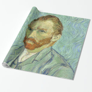 Papel De Presente Vincent Van Gogh autorretrato de pintura de arte f