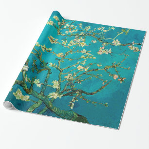 Papel De Presente Vincent Van Gogh Blossoming Almond Tree Arte Flora