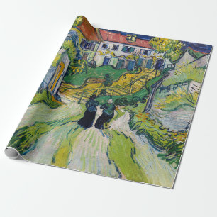 Papel De Presente Vincent van Gogh - Escadaria em Auvers