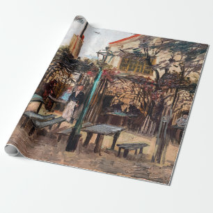 Papel De Presente Vincent Van Gogh - La Guinguette em Montmartre