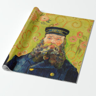 Papel De Presente Vincent Van Gogh O Carteiro Joseph Roulin