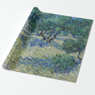 Papel De Presente Vincent van Gogh - Olival: Céu Azul Brilhante