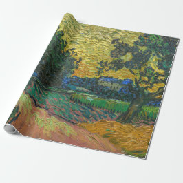 Papel De Presente Vincent van Gogh - Paisagem em Twilight