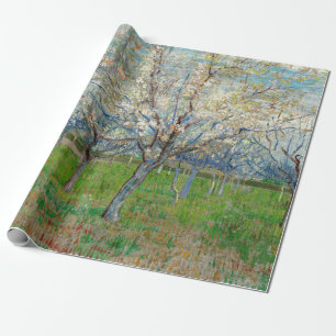 Papel De Presente Vincent van Gogh - Pomar Cor-de-Rosa