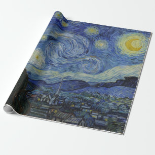 Papel De Presente Vincent Van Gogh Starry Night
