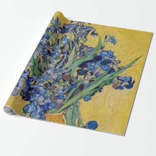 Papel De Presente Vincent van Gogh - Vaso com Íris