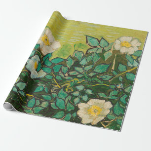 Papel De Presente Vincent Van Gogh Wild Rosas Fine Art