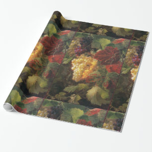 PAPEL DE PRESENTE VINHA VINHA DE UVAS ANTIGAS PARTE PROVANDO DE VINH