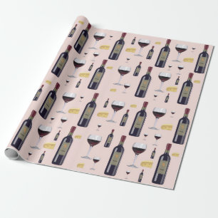 Papel De Presente Vinho