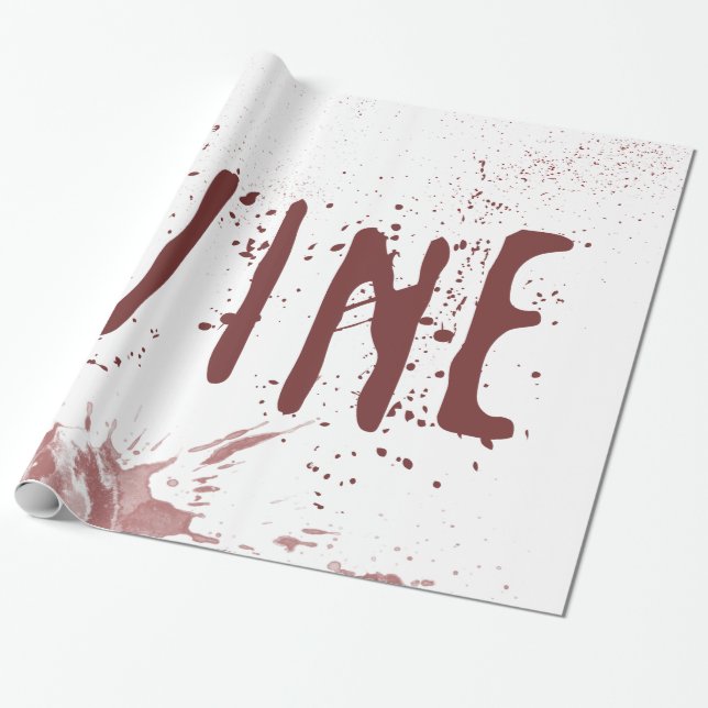 Papel De Presente Vinho (Desenrolado)